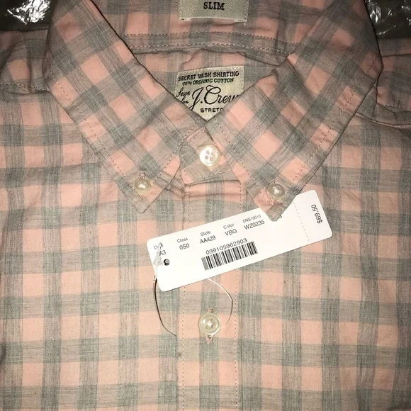 J. Crew Organic Cotton Gingham Shirt - Picture 5 of 7